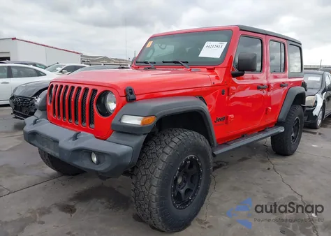 2021 Jeep Wrangler Unlimited Sport Altitude 4X4 z USA, uszkodzony, nr VIN 1C4HJXDN9MW511613